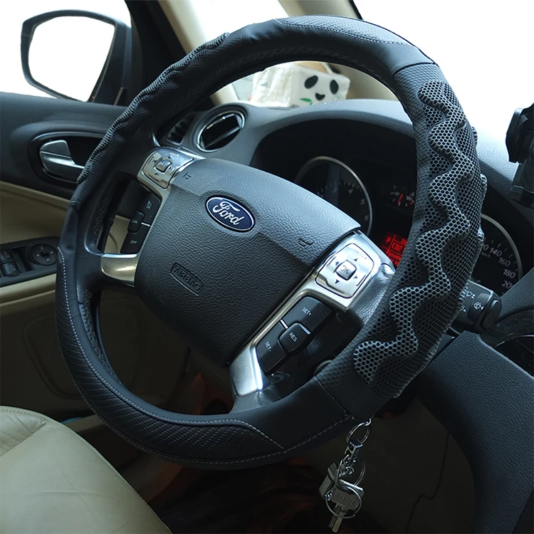 Высококачественные автомобильные резиновые ручки чехол на руль для автомобильного