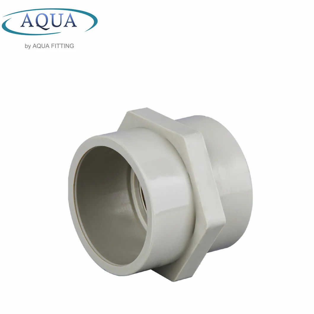 Pph Pipe Fittings Joint Plastic PVC Female Thread Adapter Coupling