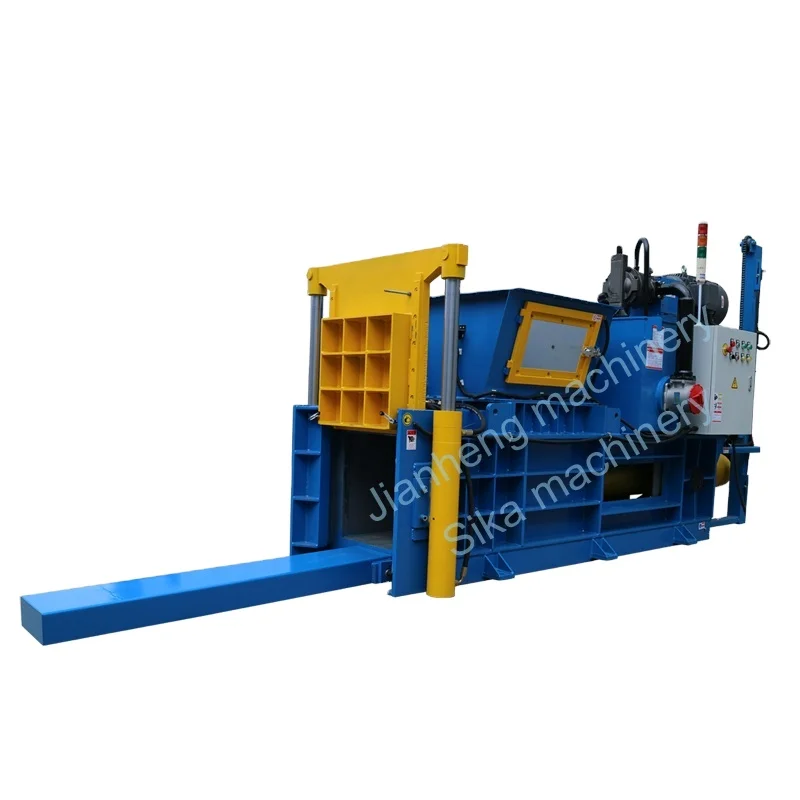 Automatic Horizontal Aluminium Foil Briquetting Press Machine Baler Machine