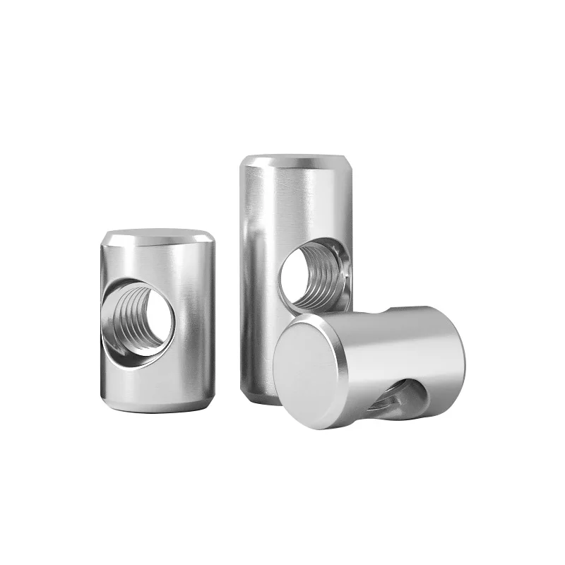 M4 M5 M8 M10 Stainless Steel Fasteners Cross Hole Barrel Bolts Hammer Nut For Furniture