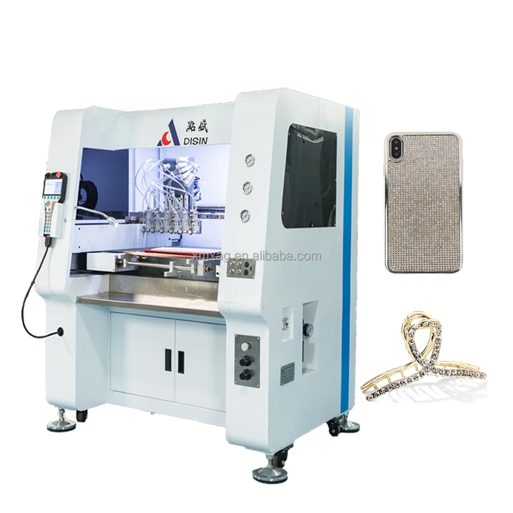 Automatic Visual Funtion Intelligent Jewelry Rhinestone Setting Machine Rhinestone Setting Machine - 600stones/min Made in China
