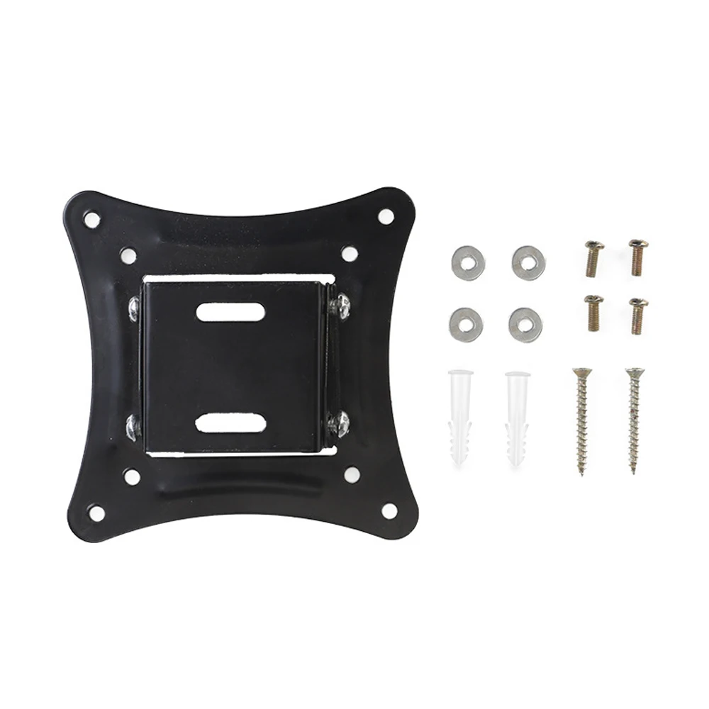 Universal vesa hole 75x75 LCD monitor wall-mounted rack 10-24 inch TV screen wall mount bracket