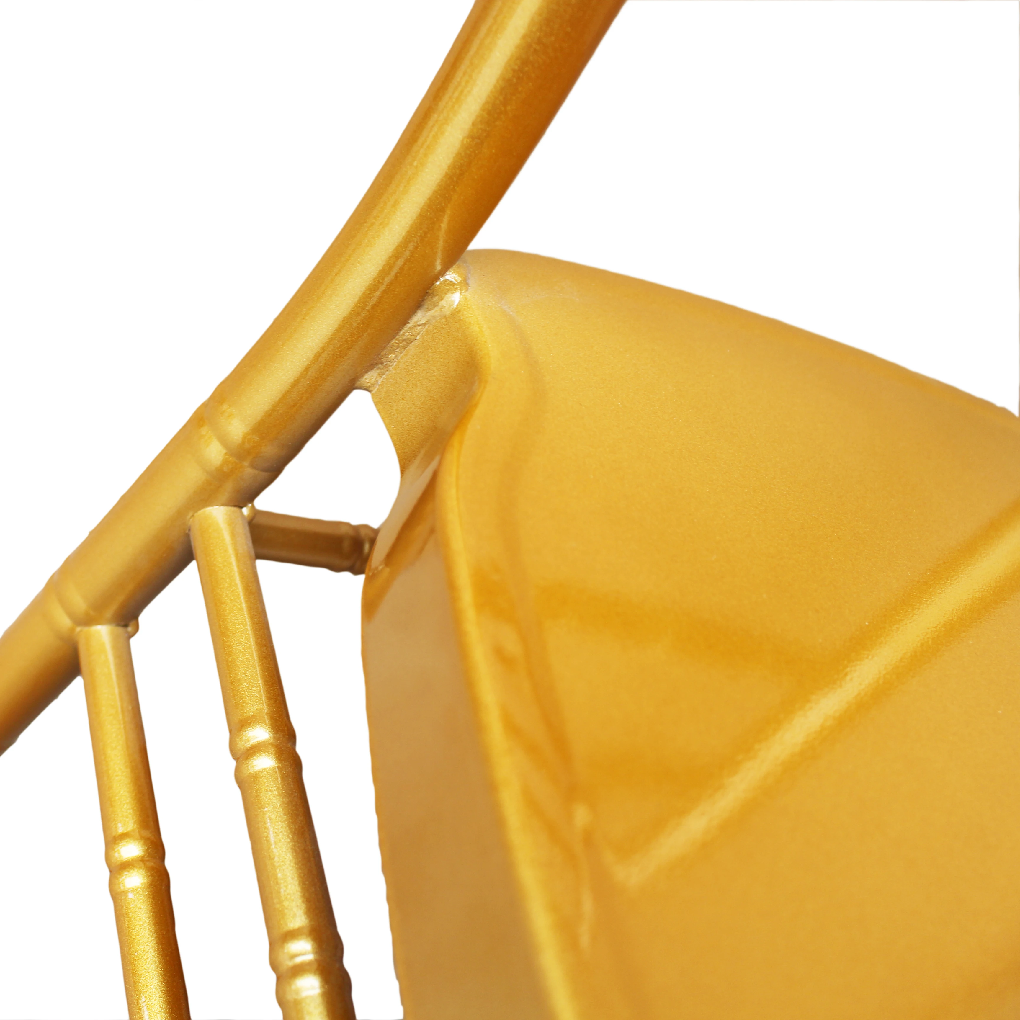 Golden Tifffany Fine Luxury Iron Chiavalry Home Furniture Dining Chair for Party Wedding and Restaurant