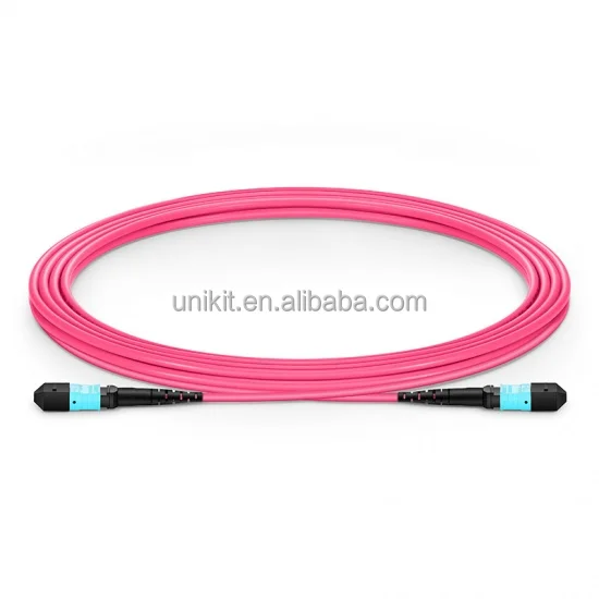 Best Price Low Insertion Loss 1 Meter 12 Cores OM4 MPO Fiber Optic Patch Cord For Data Center MTP MPO Optical Cable Patch Cord