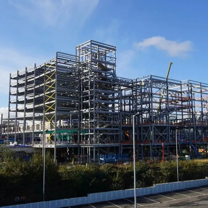 Custom design prefab high rise building steel structure apartment building