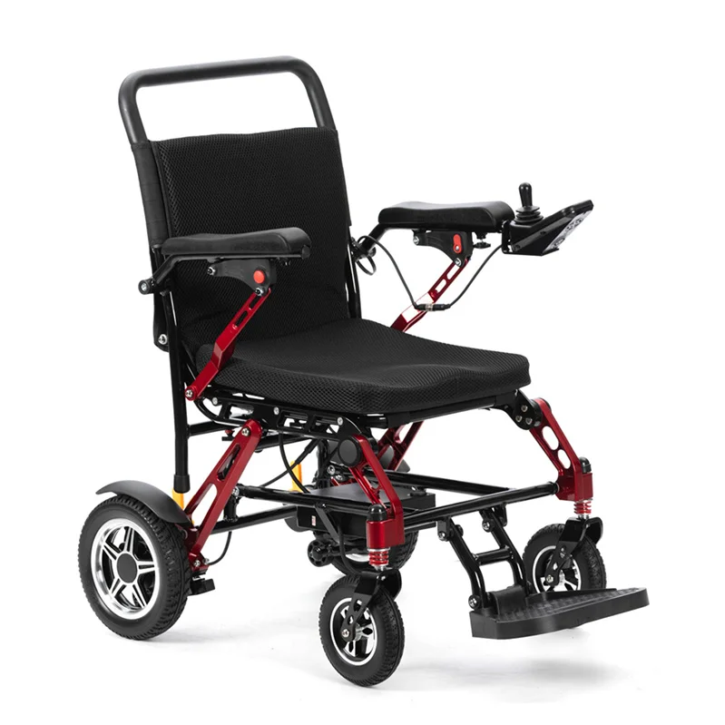 Lightweight Automatic Magnesium Alloy Folding Electric Wheelchair, Intelligent Walker For The Elderly And Disabled