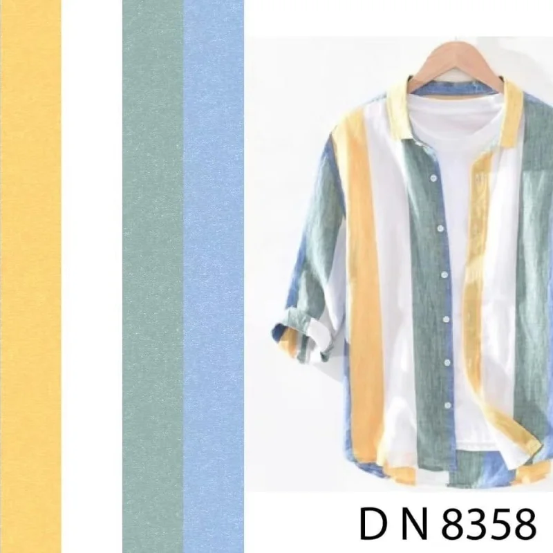 Accept Customization Digital Print 100% Cotton Woven Poplin Fabric For man shirt