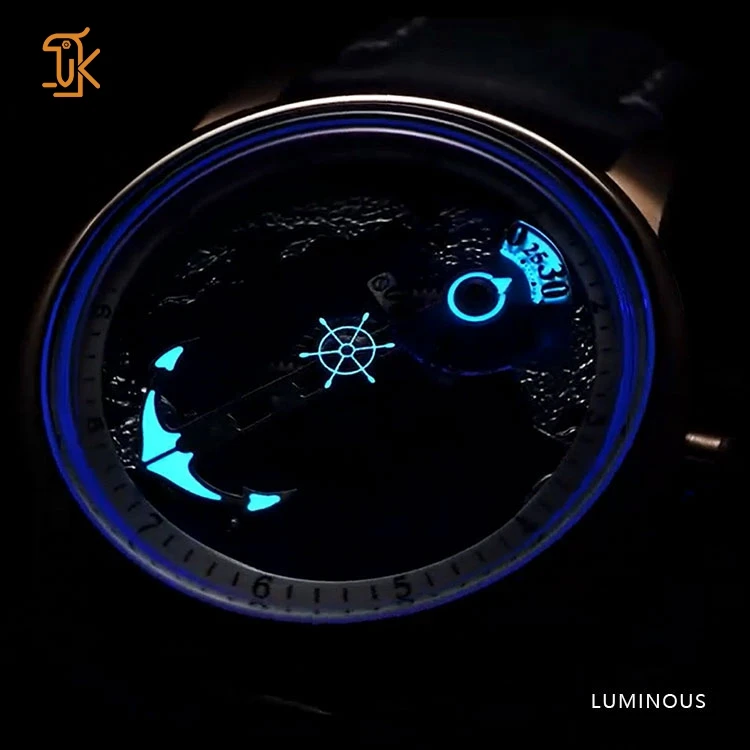 Luxury Luminous Blue Ocean Mechanical Watch Automatic 5 Atm Water Resistant Bracelet Stainless Steel Oem Watch Manufacturer
