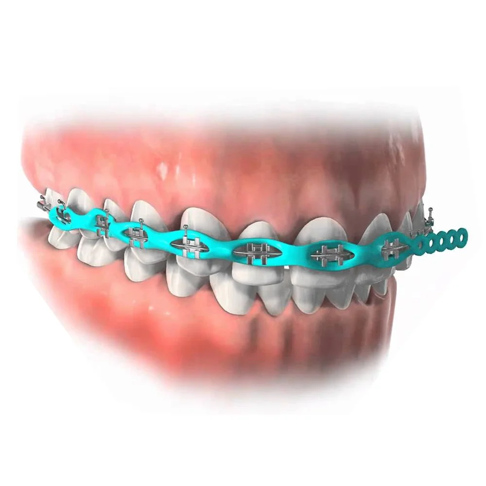 + Guber Ortho Essentials самые популярные высококачественные Стоматологические Ортодонтические эластичные силовые цепи различных цветов