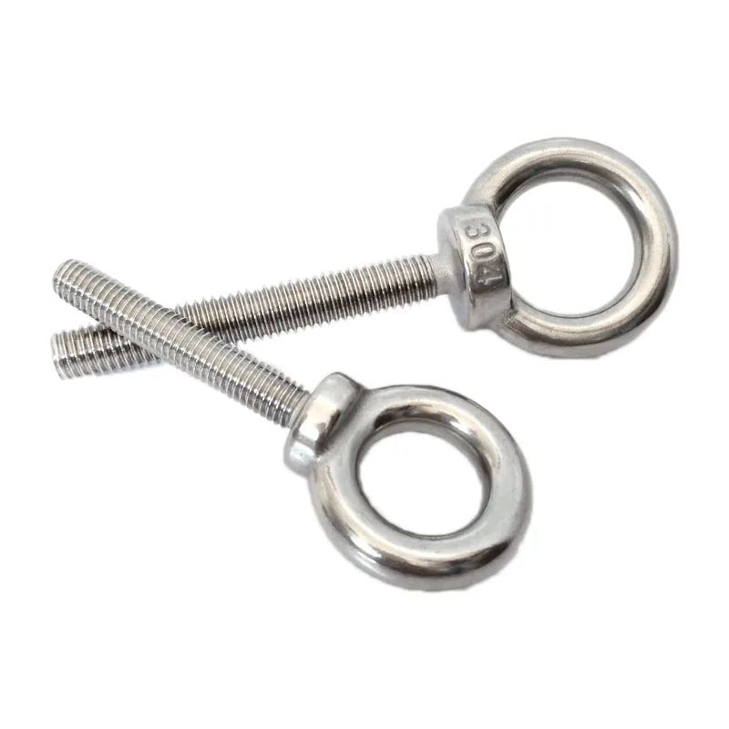 Grade 12.9 din 580 din1480 stainless steel forged full Thread swivel eyebolts welded lifting eye bolt