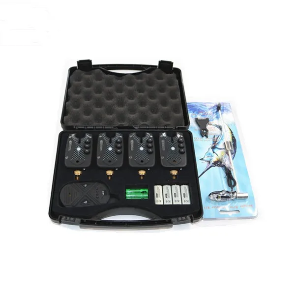 fishing alarm smart suitable electronic wireless JZH-RF998C 4+1 carp fishing bite alarm with CE certificates