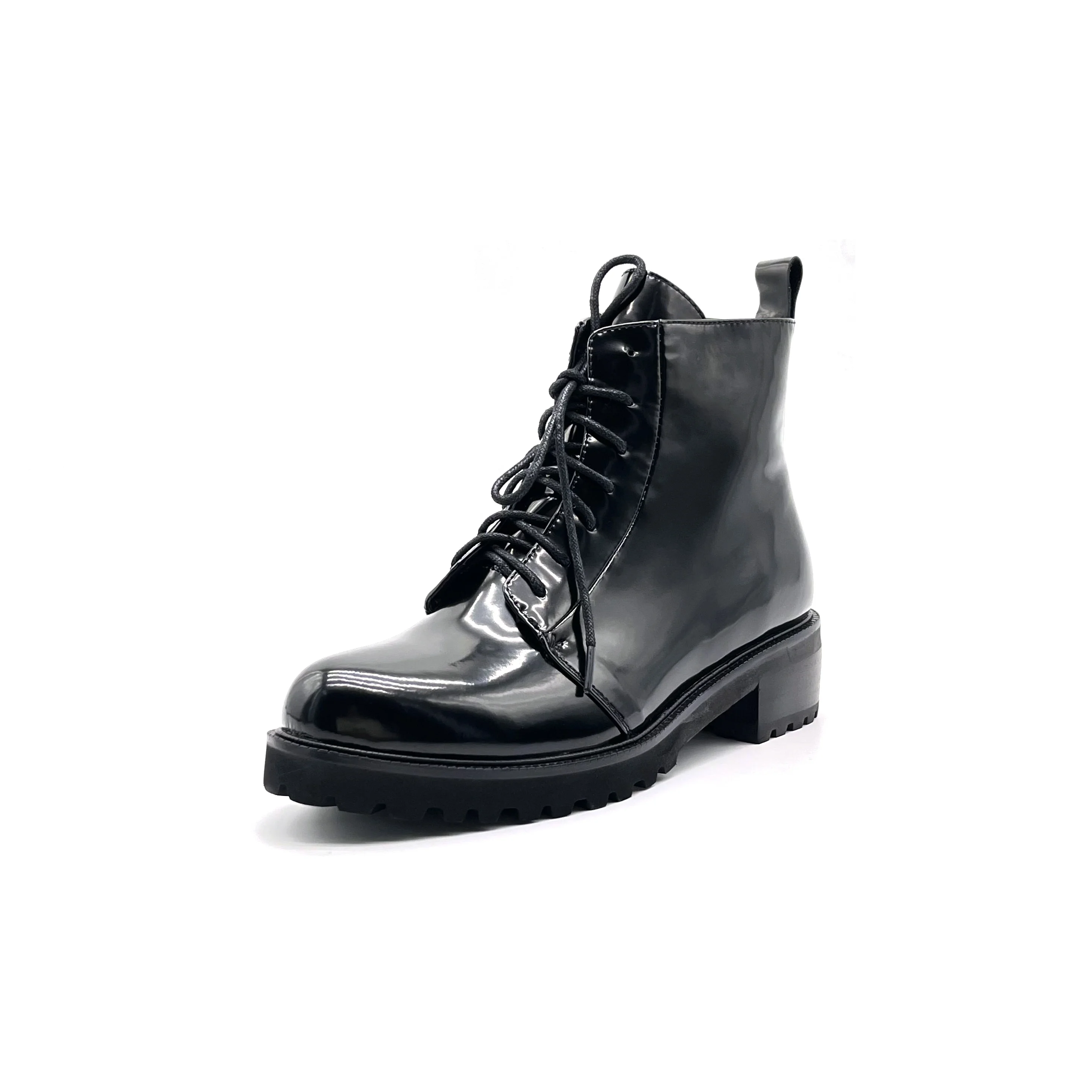 Wholesale High Quality Snow Boots Fashion Designer Lace Up Leather Boots Women Shoes