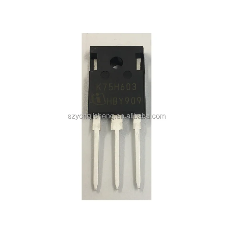 Stock transistor igbt K75H603 IKW75N60H3