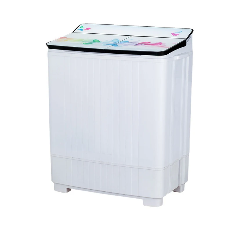 100W Solar Washing Machine New Semi-Automatic Household Vertical Washing Machine