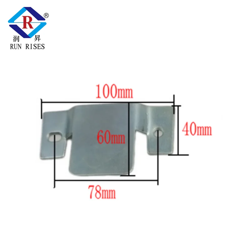 G42 Hot sale sofa connector furniture use Fasteners Mountain shape hinge white zinc