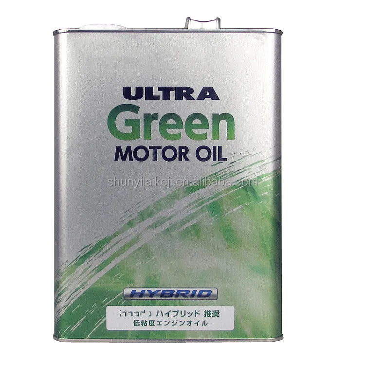 Japanese green green bucket engine oil lubricating oil 4L iron bucket engine oil