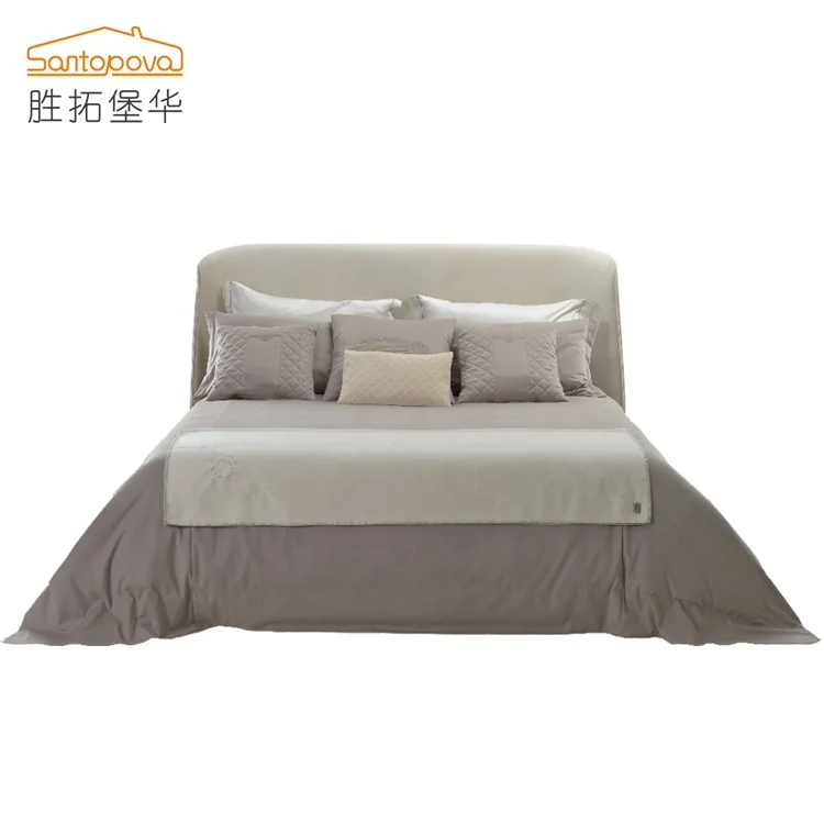 Горячая продажа по индивидуальному заказу и Reconfigurable высокого уровня мебель для спальни 1,8 м двуспальная кровать из цельного дерева