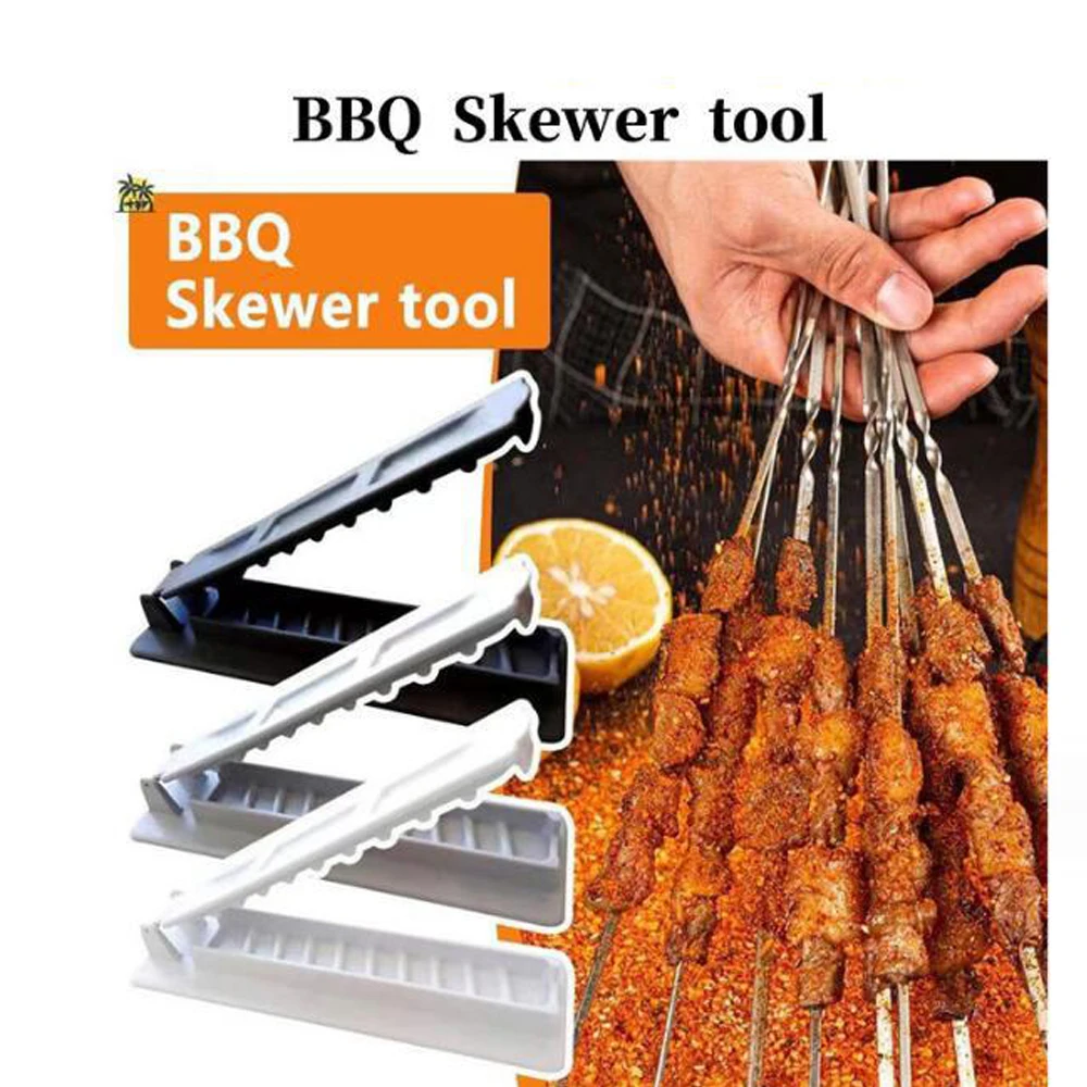 Mydays Outdoor Camping Manual Reusable Skewers Kebab Maker Fast Kebabs Solid Skewers Kebab Maker