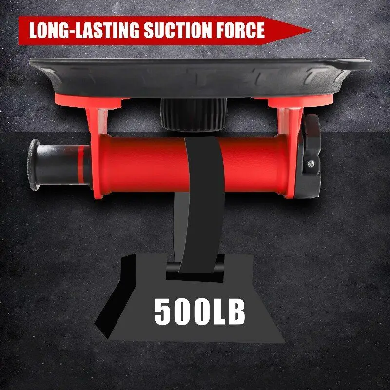 HERZO 8inch Vacuum Suction Cup for Tile Handheld Vacuum Material Lifting to Lift Large Glass Heavy Duty