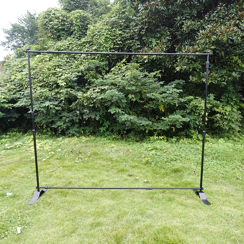 Heavy Duty Backdrop Banner Stand 8 x 8ft Adjustable Telescopic Backdrop Stand