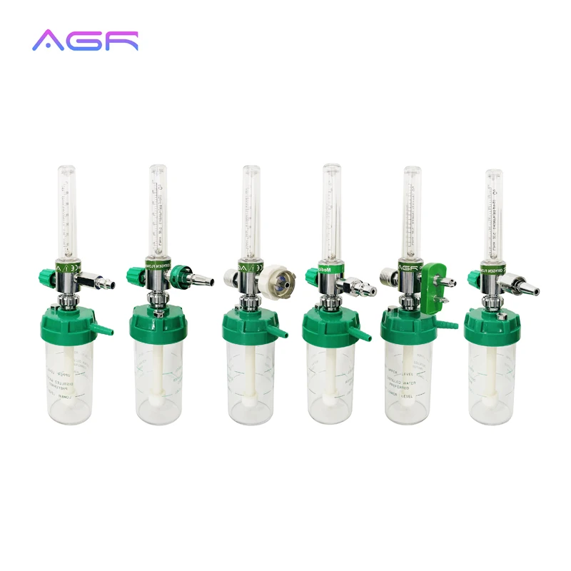 OEM Hospital Medical Equipment Emergency Respiratory Medical Oxygen Flowmeter with PB adapter 0-15LPM