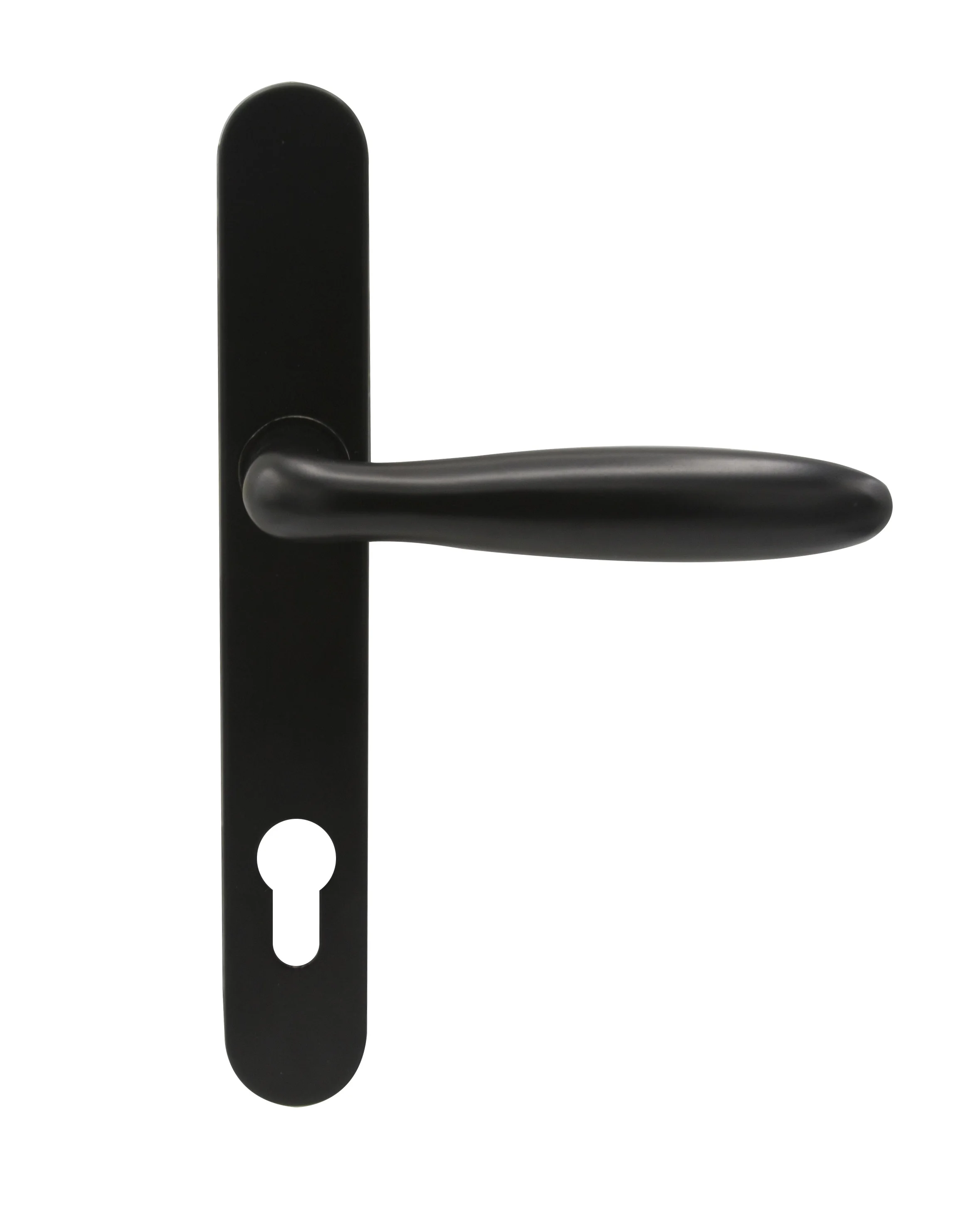 Long Plate Stainless Steel Handle Black Door Handle