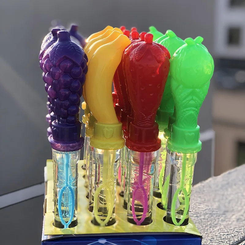 YIWU AULLAN Cute Animal Shape Water Toys Bubble Blower Toys Bubble Wand Stick Bubble Machine