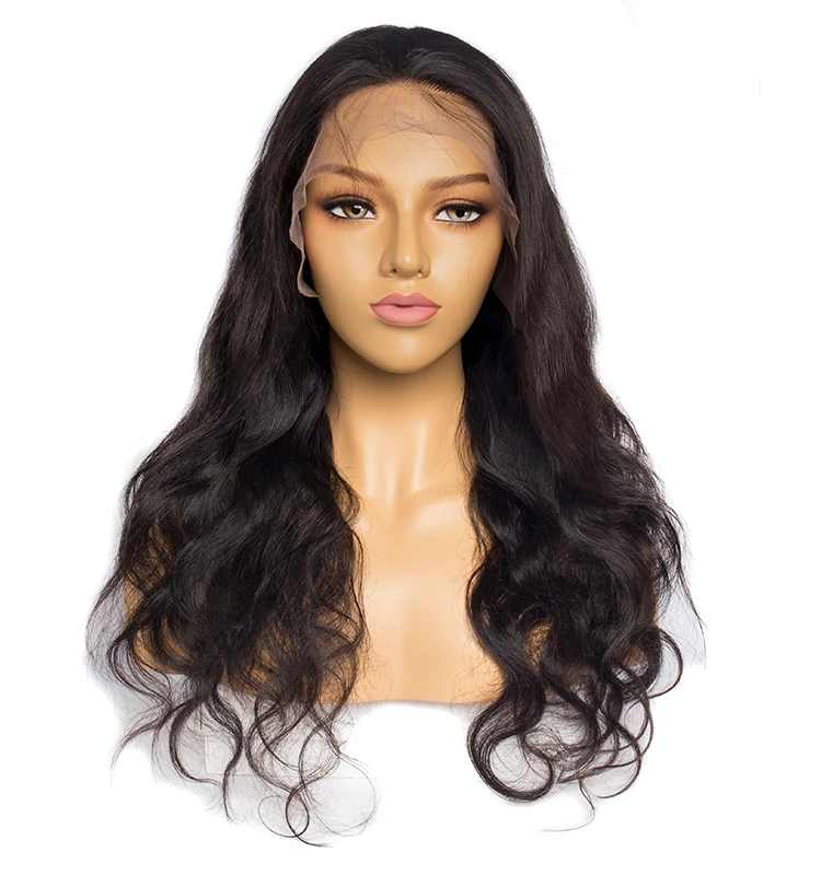 
Wholesale Body Wave Hair Wigs Brazilian 13x4 Lace Frontal Human Hair Wigs For Black Women 180% Density Pre Plucked Baby Hair 
