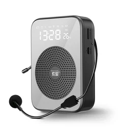S-350 Multi Functional LED Display Portable Rechargeable Recording Voice Amplifier Speaker for Teachers Training Tour Guide