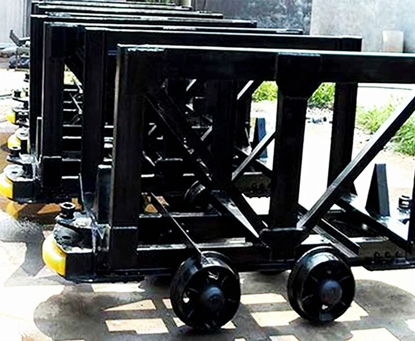New Arrival Miningrail Car Unloading Shuttle Cart Narrow Gauge Mine Car Material Supply Mining Wagon