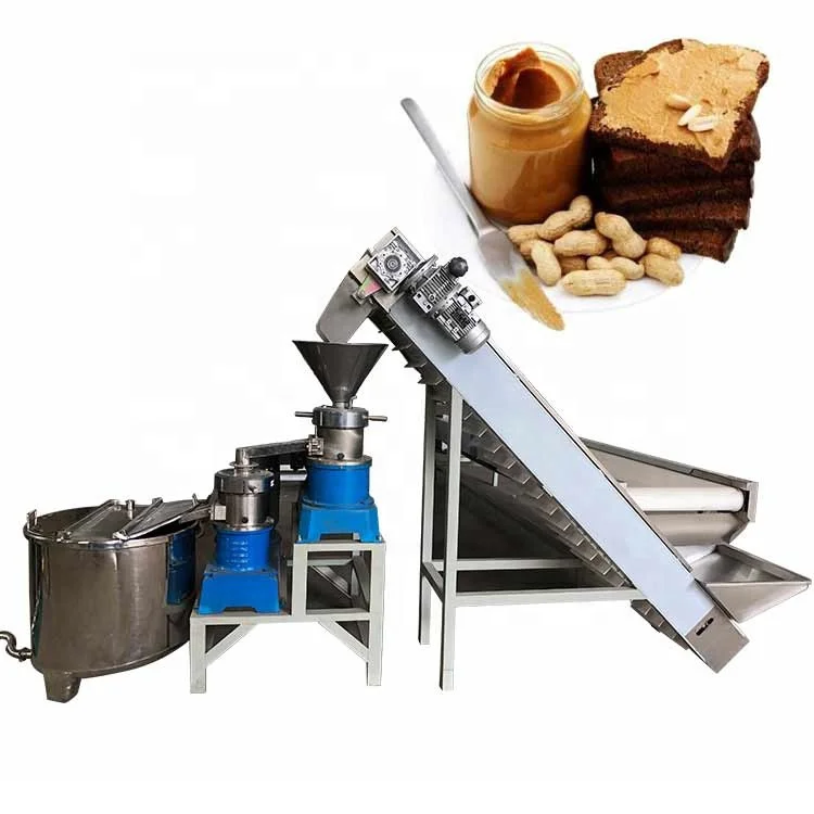 Peanut Butter Processing Production Equipment Plant Line, Automatic Sesame Peanut Paste Butter Making Processing Machine