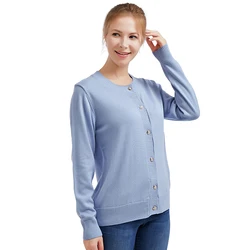 Новый дизайнерский осенний вязаный свитер с длинным рукавом для девочек, кардиган, пальто, тонкий удобный женский кардиган на заказ, свитер