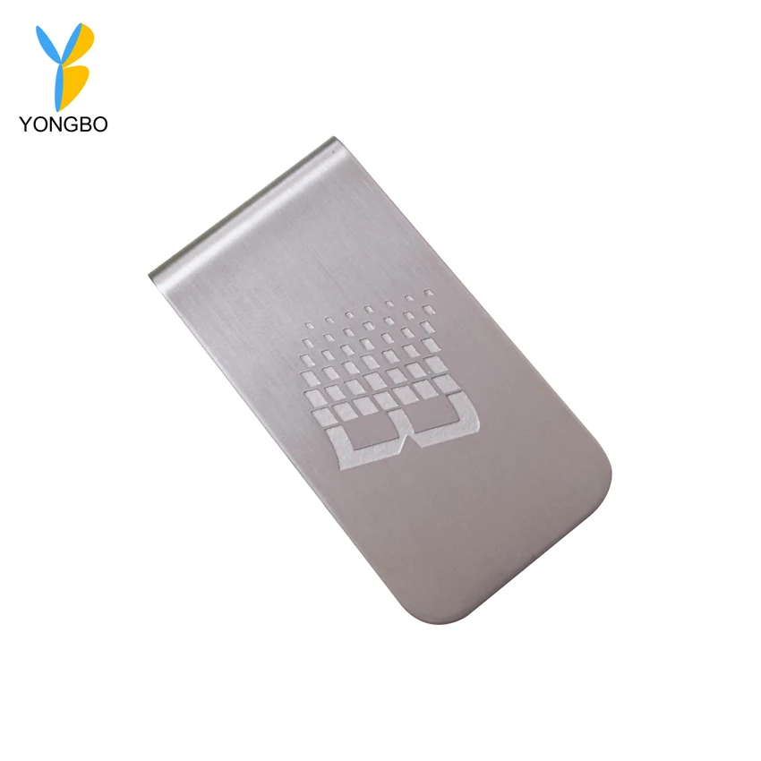 Latest Design Great Quality Stainless Steel Money Clip Customized Logo With Etching