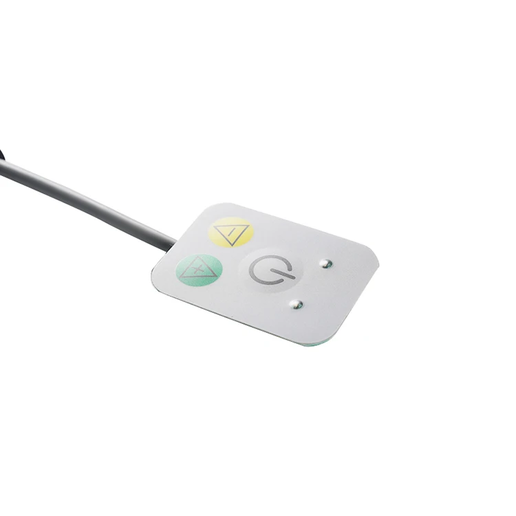 Emboss tactile push button microwave oven membrane switch keypad