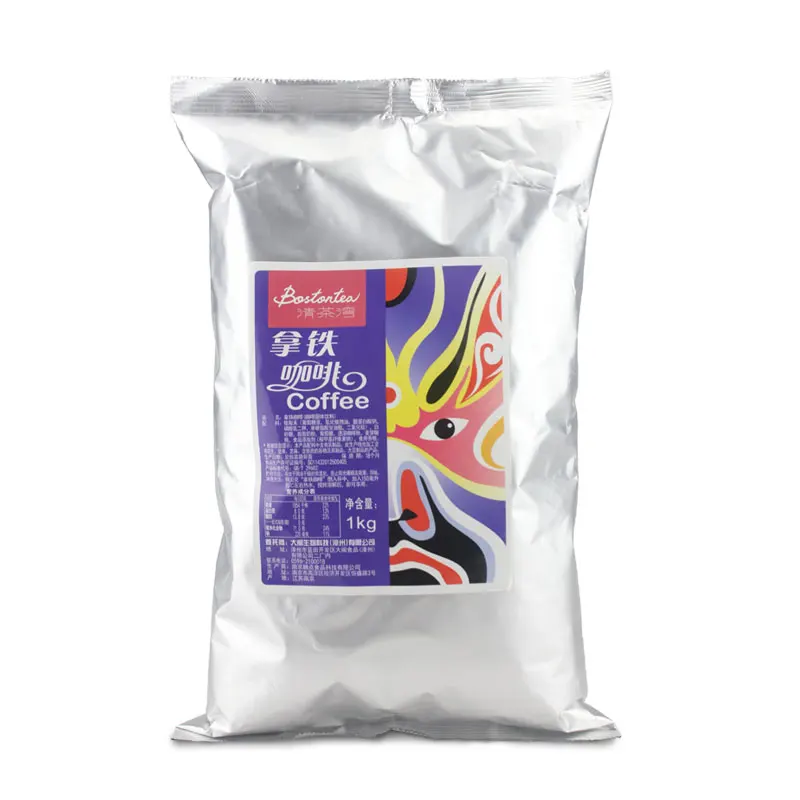 Three in one instant latte coffee powder raw material wholesale