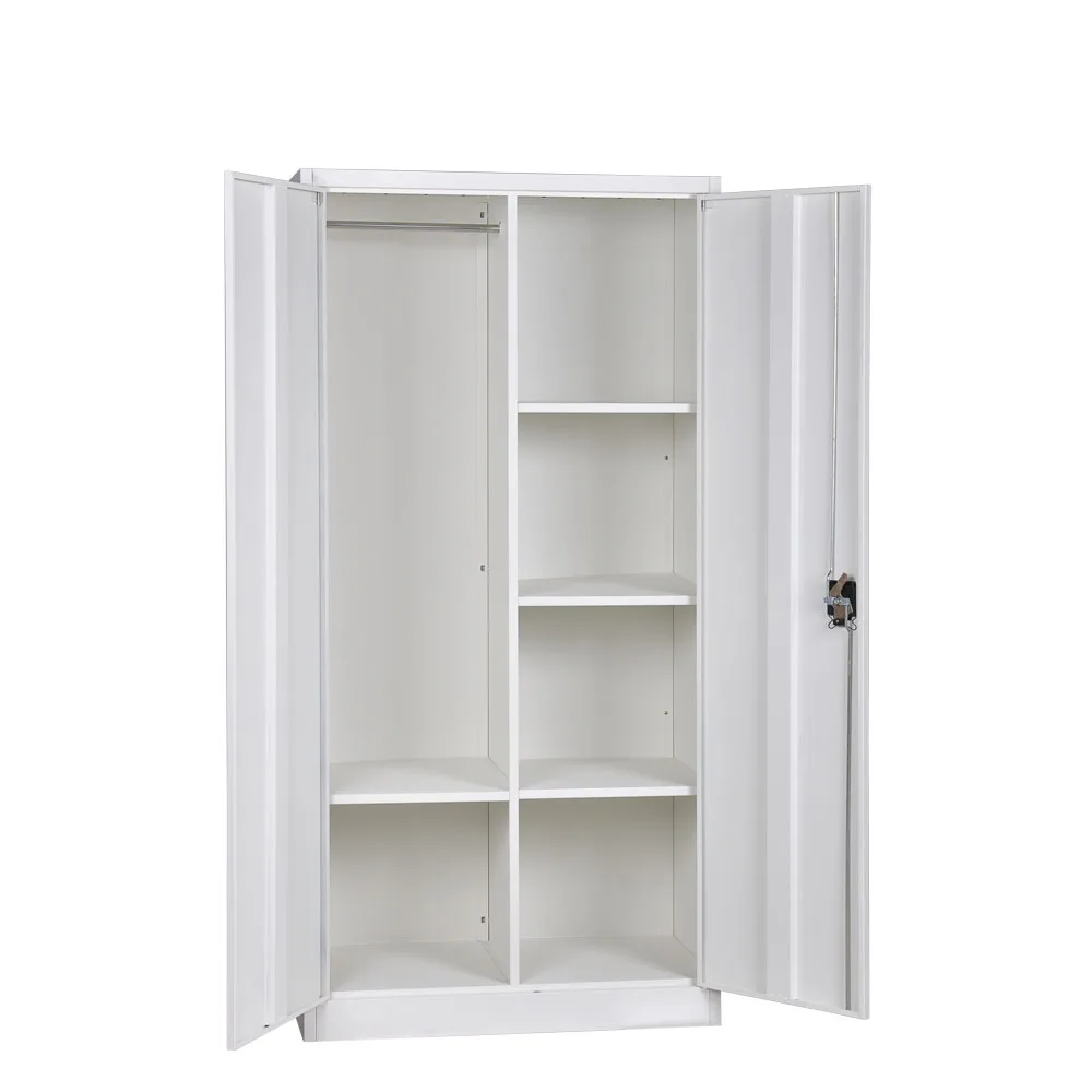 
Factory wholesale metal storage locker steel metal wardrobe for home 