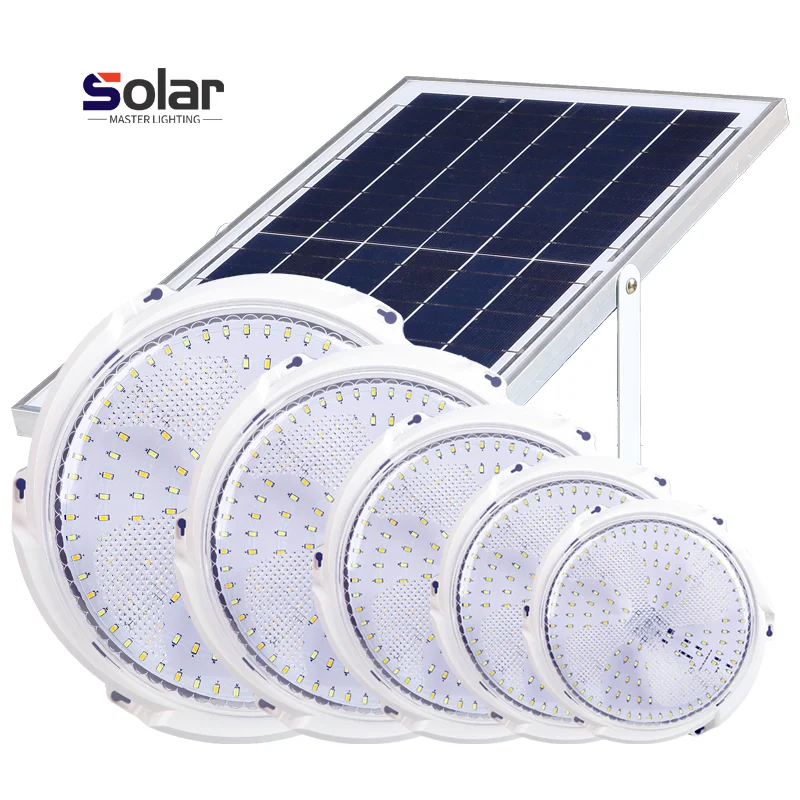 100W*3 Four In One Three Lights In A Group Outdoor Solar    300w 400w 500W Ceiling Lamp Indoor Led Induction Garden Light