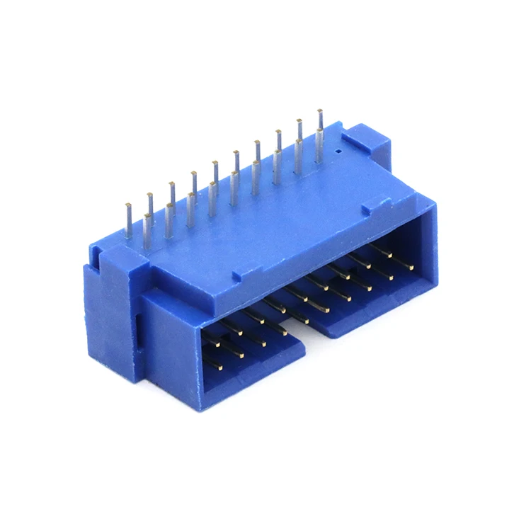 
China supplier USB 3.0 20-Pin Right Angle Male IDC Connector Box Header PCB Connector for motherboard 