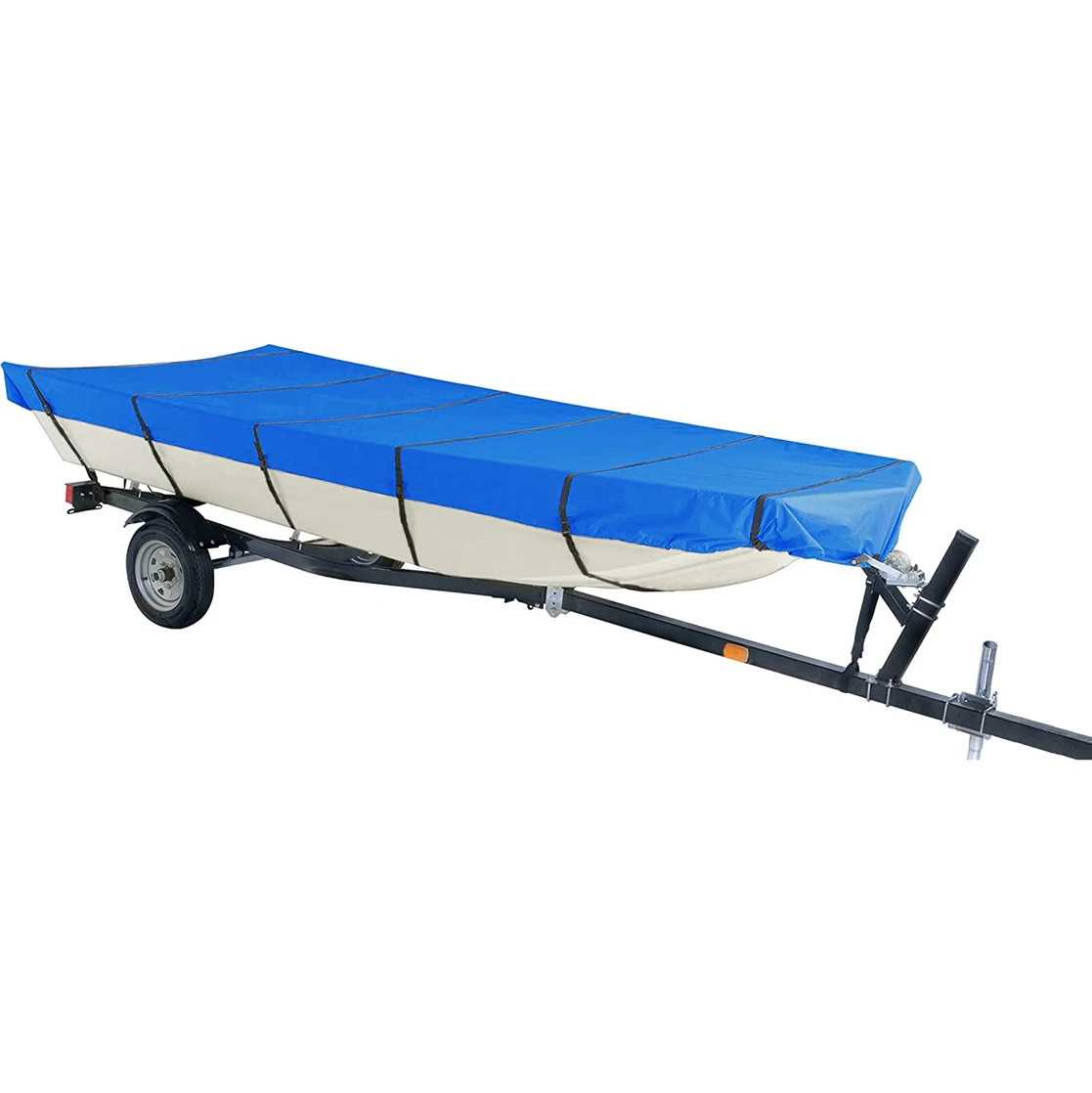 Heavy Duty Jon Boat Cover Waterproof Rain Cover For Boat with Storage Bag