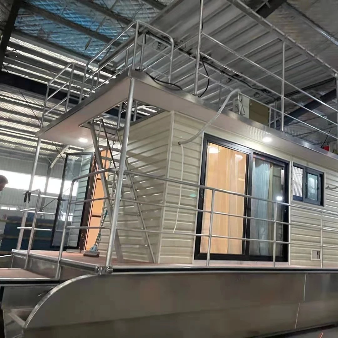 8.5m luxury aluminum house fishing boat  for sale