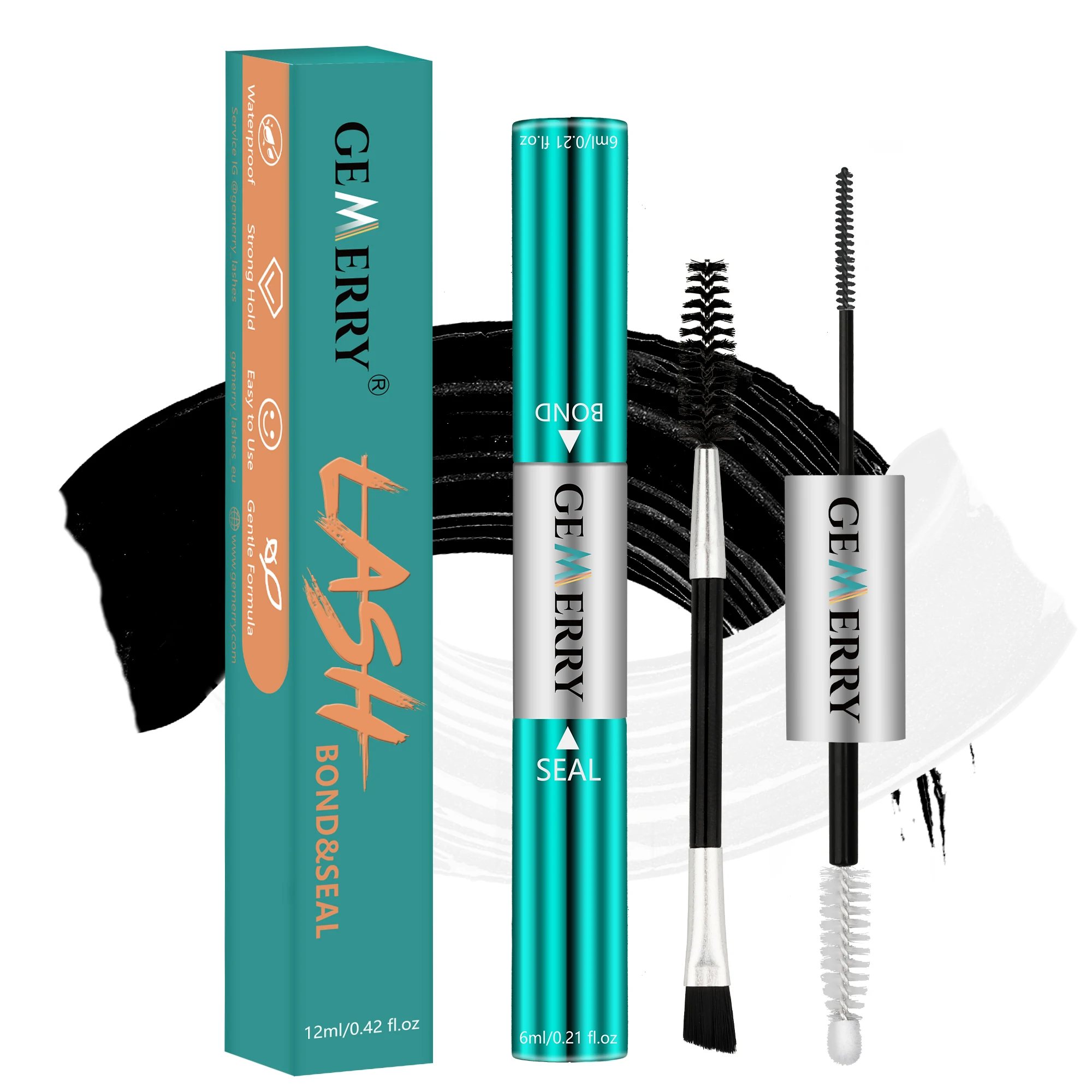 professional Long Lasting Strip Lash Glue China Suppliers No Residue Black Master Glue Lash Extension Strip Lash Adhesive Glue