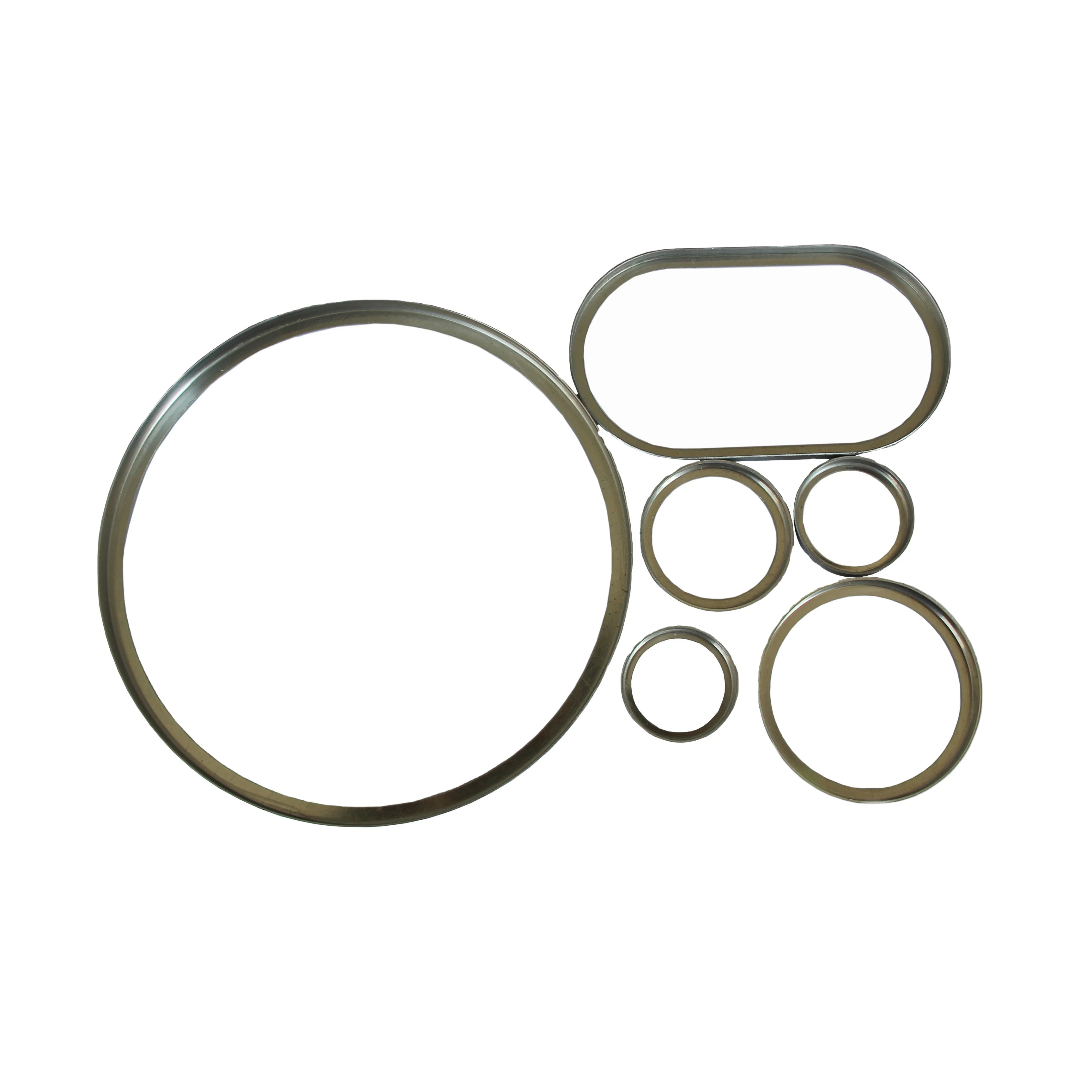 Оптовая продажа, индивидуальная спиральная прокладка из нержавеющей стали, металлическая спиральная прокладка