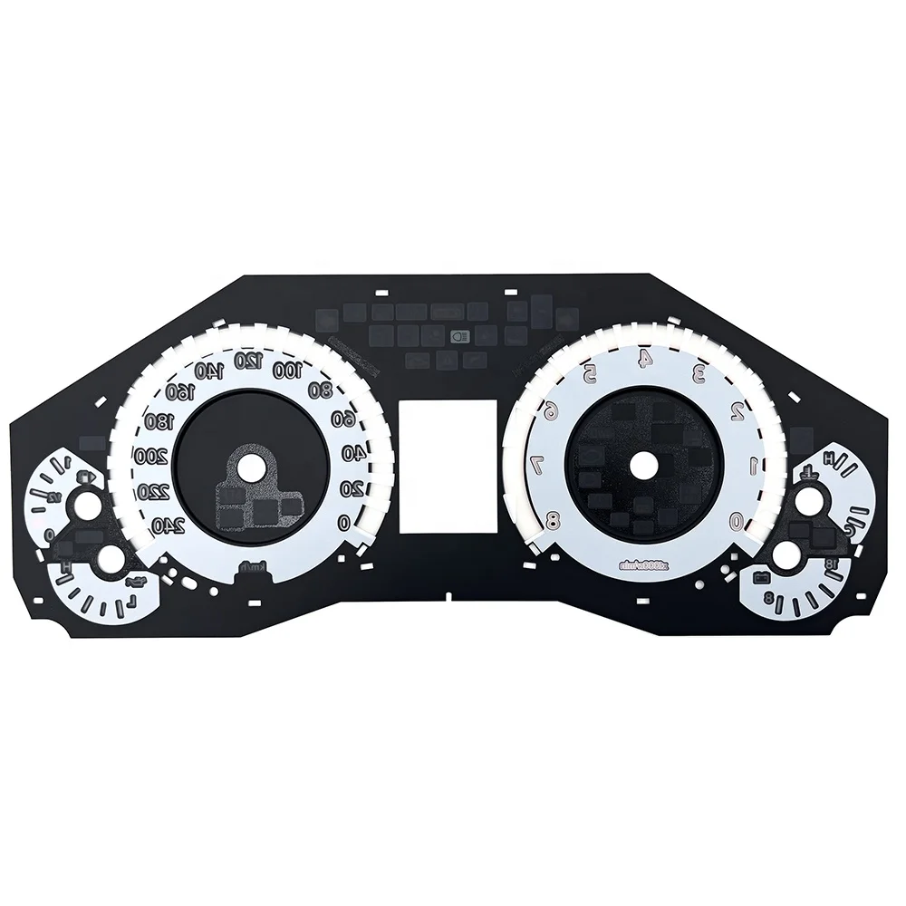 OEM&ODM Custom Motorcycle Meter graphic overlay instrument cluster faceplate digital dashboard