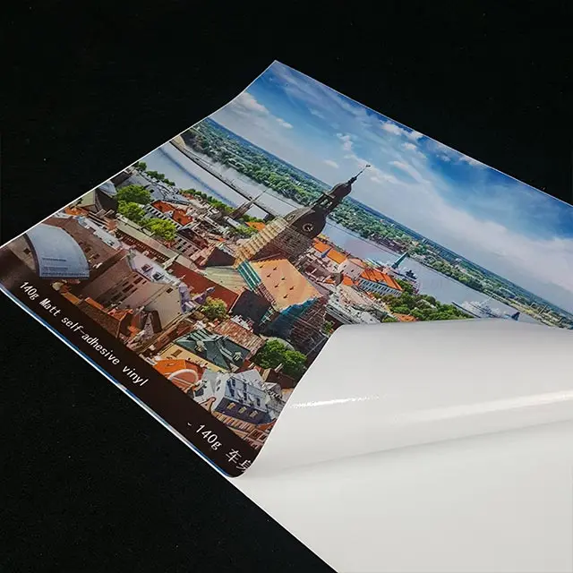 Стикер для струйной печати пвх рулон 24 в комплекте футболок Самоклеящийся винил