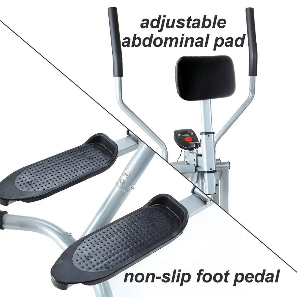 TODO Folding Fitness Step Machine Air Walk Trainer Exercise Stepper Glider with LCD Display