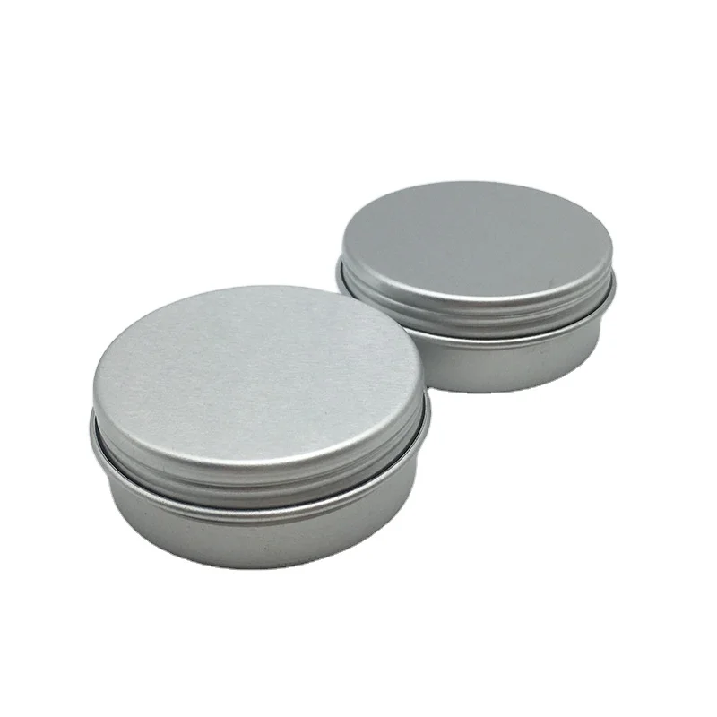 custom printable round shape metal face cream eye cream olive oil solid perfume container honey body oil ointment metal tin jars