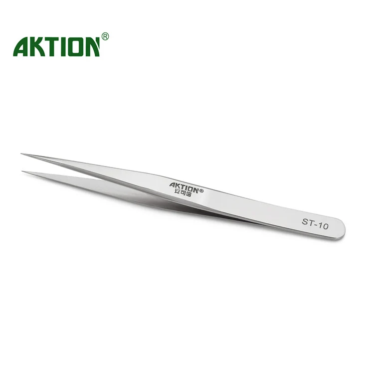 Точность профессионального часовщиков Пинцет остроконечные прямой AK-12