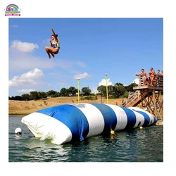 Cheap inflatable water jump bag / inflatable water catapult blob for water park game