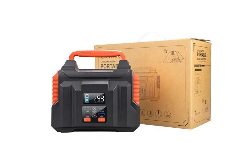 Portable Lithium Battery 60000mAH 200 watt solar electricity generator Backup Battery Source Power  for Home Camping Emergency