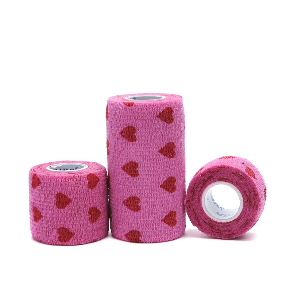 
Colorful Vet Wraps Flexible Elastic Cohesive Bandage 
